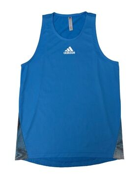 Adidas Aeroready Blue Running Tank Top Men’s Small